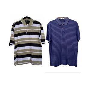 Bundle of Men's M Striped Polos